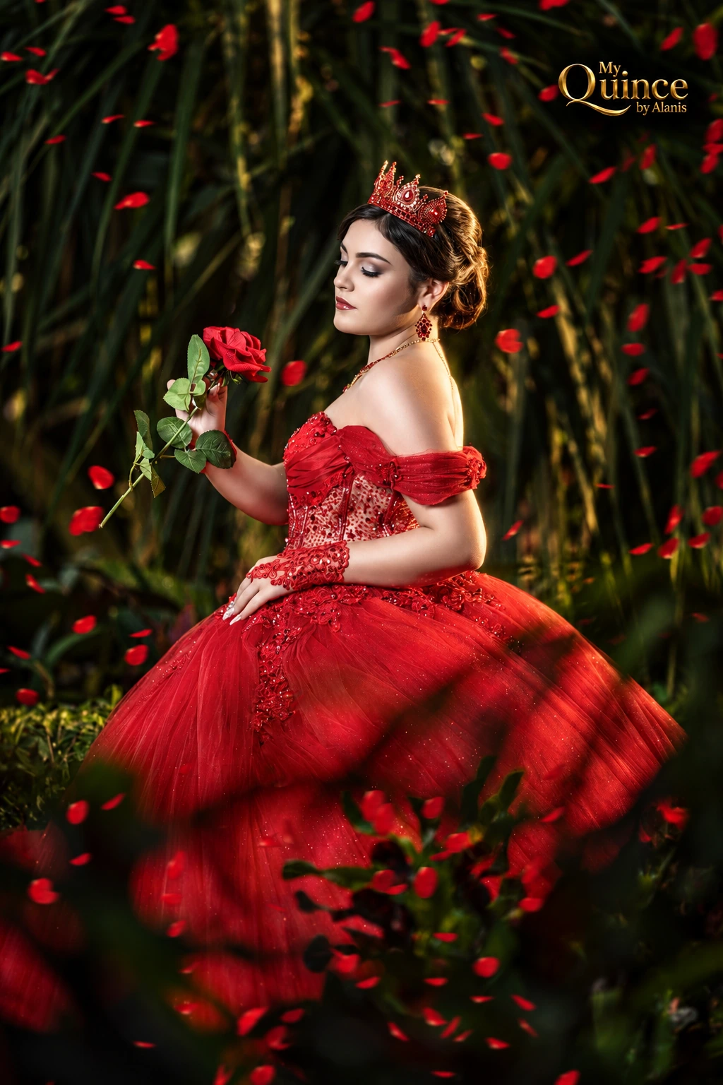 Quinceañera portrait by My Quince by Alanis