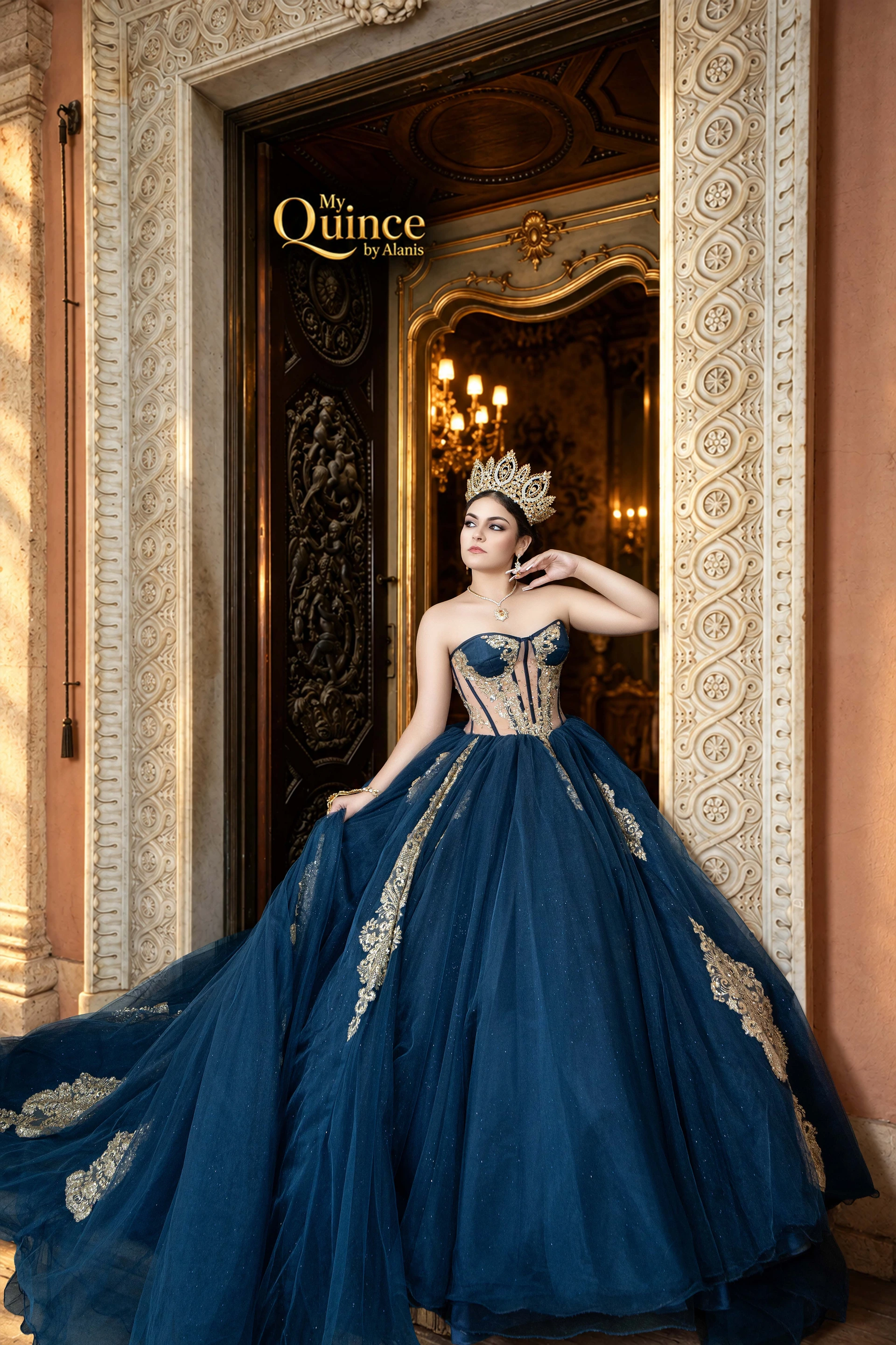 Quinceañera portrait by My Quince by Alanis